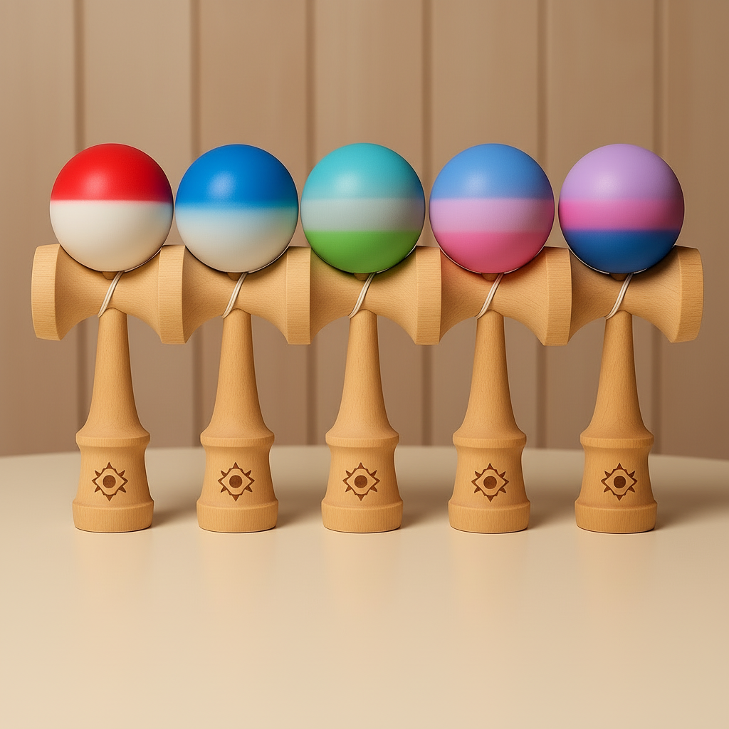 Kendama personalizată 18.5 cm - Minge cu GRIP