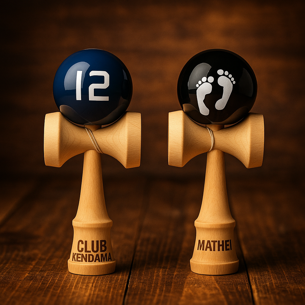 Kendama personalizată 18.5 cm - Minge Lucioasă