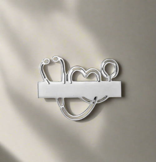 Ecuson Personalizat "Stetoscop" - Simbolul Dedicării Medicale