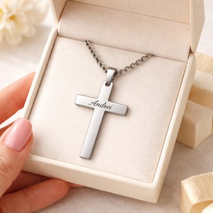 Colier Eternis - Cruciulita Gravata