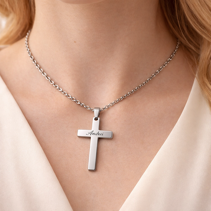 Colier Eternis - Cruciulita Gravata