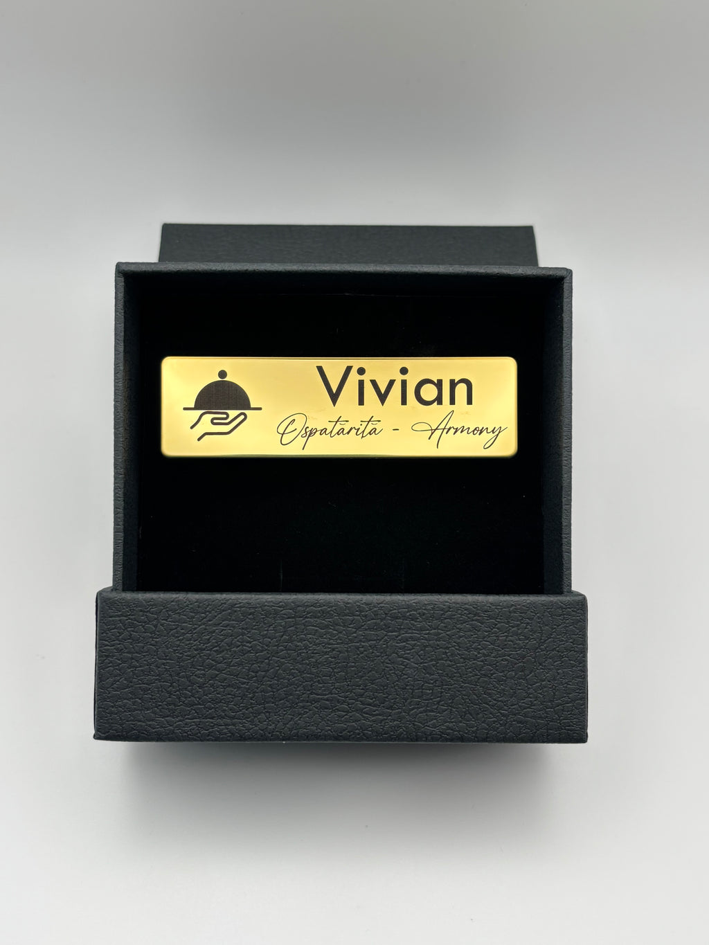 Ecuson Personalizat Premium - Ospătar / HoReCa