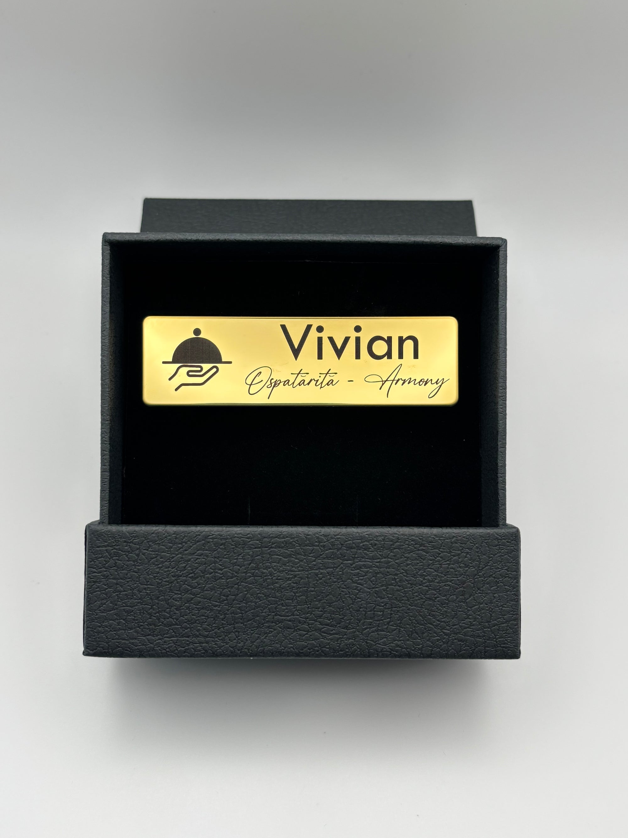 Ecuson Personalizat Premium - Ospătar / HoReCa