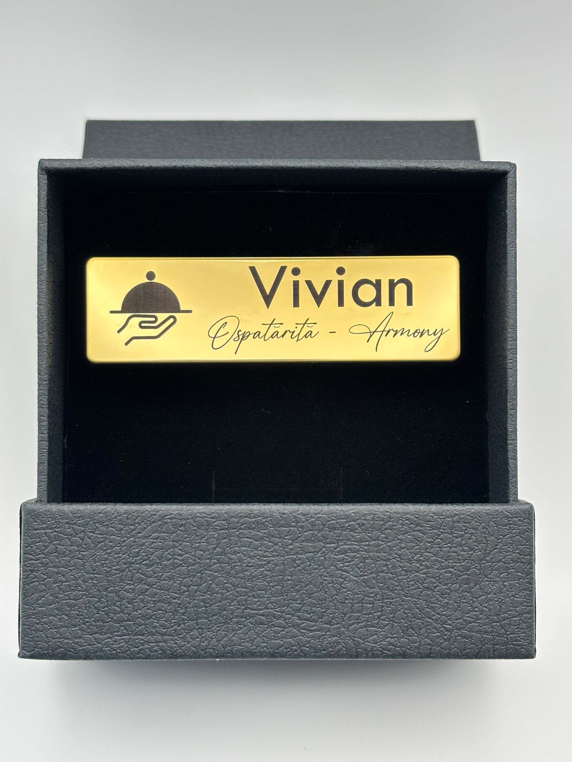 Ecuson Personalizat Premium - Ospătar / HoReCa