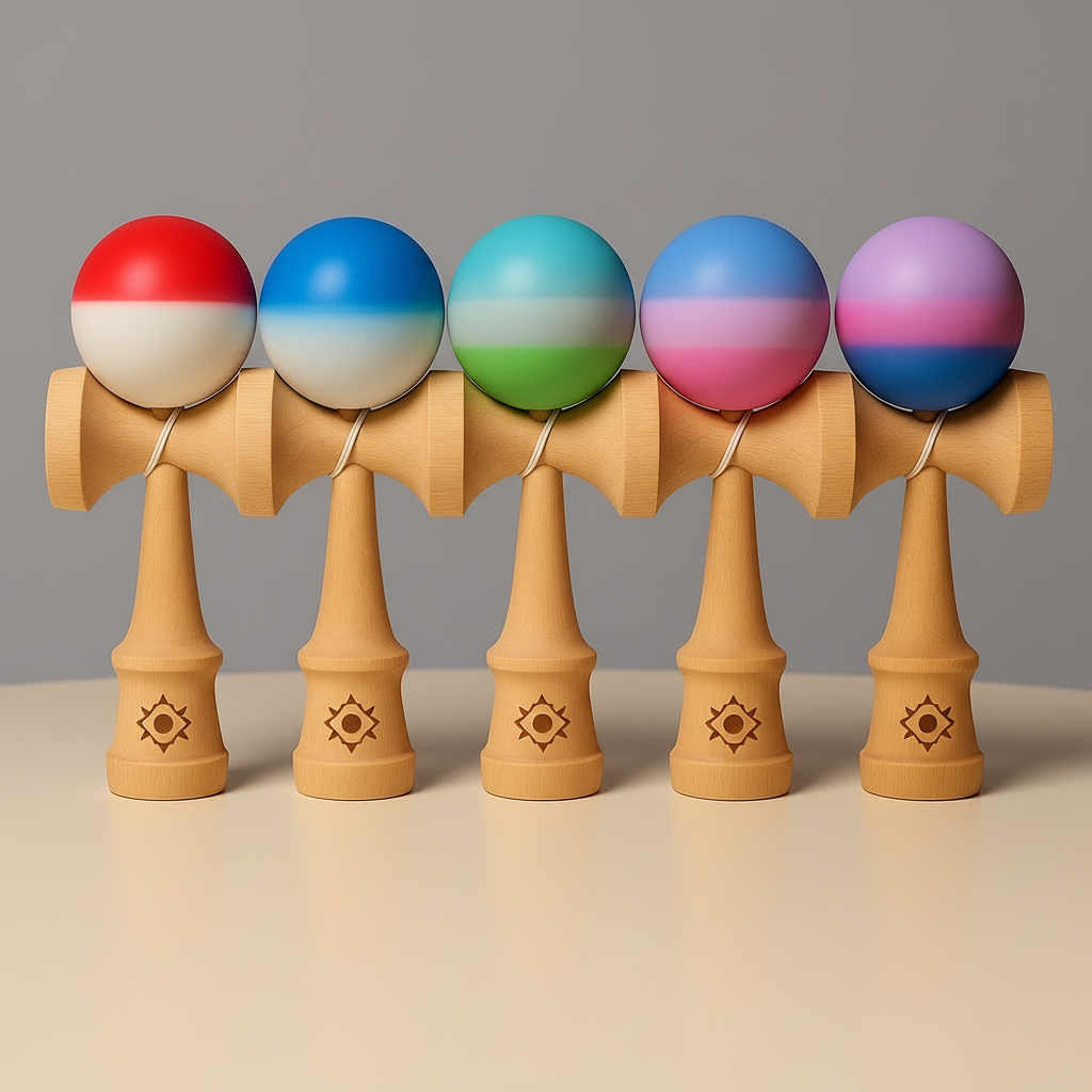 Kendama personalizată 18.5 cm - Minge cu GRIP