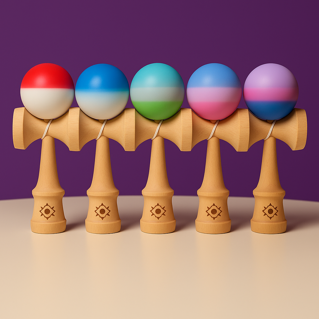 Kendama personalizată 18.5 cm - Minge cu GRIP