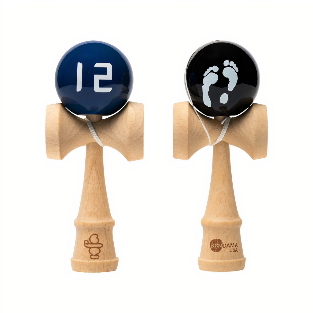 Kendama personalizată 18.5 cm - Minge Lucioasă